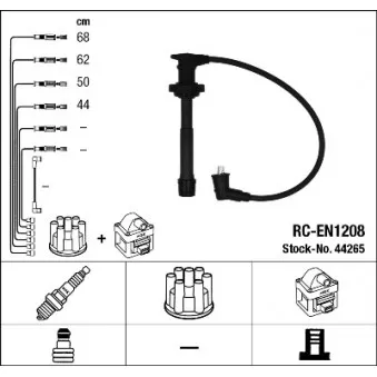 Kit de câbles d'allumage NGK 9405
