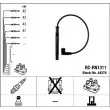 Kit de câbles d'allumage NGK [44278]