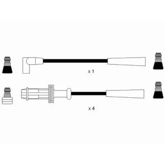 NGK 44285 - Kit de câbles d'allumage