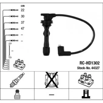 Kit de câbles d'allumage NGK OEM 2750123b01