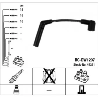 Kit de câbles d'allumage NGK OEM A51-70-0029