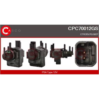 Transmetteur de pression, controle des gaz d'échappement CASCO [CPC70012GS]