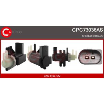 Capteur de pression, turbocompresseur CASCO CPC73036AS pour VOLKSWAGEN EOS 2.0 TDI - 136cv