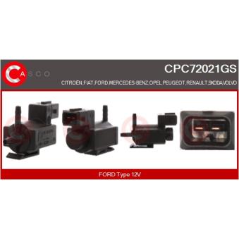 Transmetteur de pression, controle des gaz d'échappement CASCO [CPC72021GS]