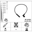 NGK 4943 - Kit de câbles d'allumage