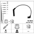 Kit de câbles d'allumage NGK [5071]