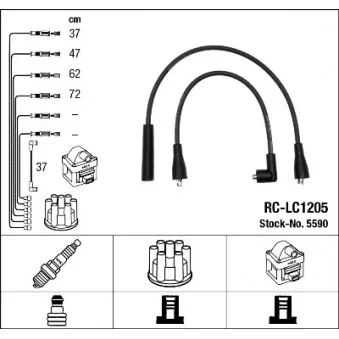 Kit de câbles d'allumage EFI AUTOMOTIVE 4007