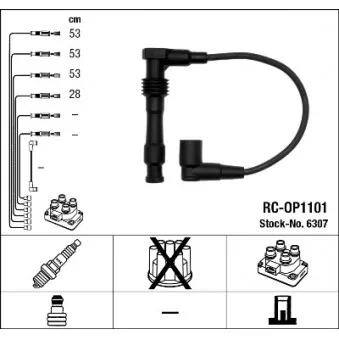 Kit de câbles d'allumage NGK OEM 48688