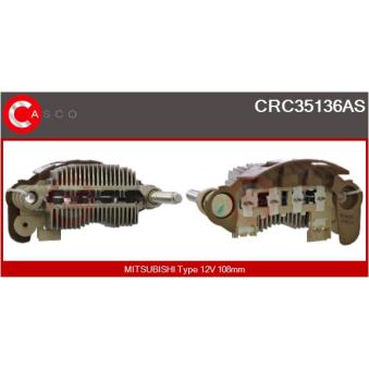 Pont de diodes, alternateur CASCO [CRC35136AS]