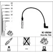 NGK 7044 - Kit de câbles d'allumage
