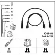 Kit de câbles d'allumage NGK [7104]