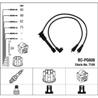 Kit de câbles d'allumage MAGNETI MARELLI 941095810619