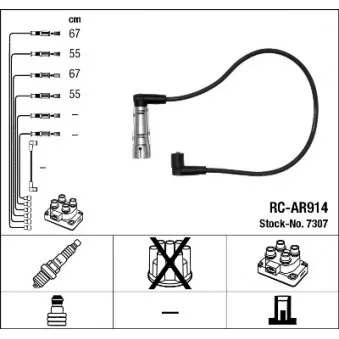 Kit de câbles d'allumage EFI AUTOMOTIVE 7113
