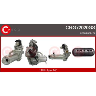 Radiateur, réaspiration des gaz d'échappement CASCO [CRG72020GS]