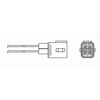 Sonde lambda NGK OEM 1618Q5