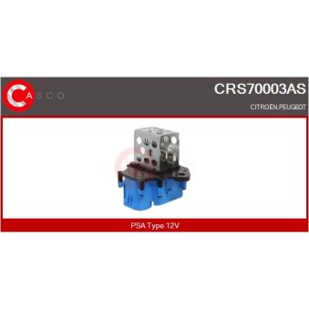 Prérésistance, moteur électrique (ventilateur de radiateur) CASCO OEM 9673999980 Prérésistance, moteur électrique (ventilateur de radiateur) CASCO OEM 9673999980