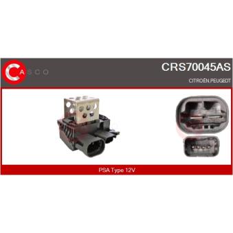 Prérésistance, moteur électrique (ventilateur de radiateur) CASCO OEM 9830143880 Prérésistance, moteur électrique (ventilateur de radiateur) CASCO OEM 9830143880