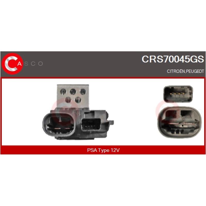 Prérésistance, moteur électrique (ventilateur de radiateur) CASCO CRS70045GS - Visuel 2