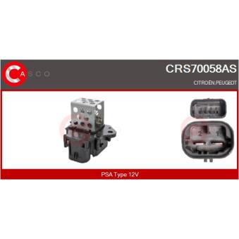 Prérésistance, moteur électrique (ventilateur de radiateur) CASCO OEM 1308CL Prérésistance, moteur électrique (ventilateur de radiateur) CASCO OEM 1308CL