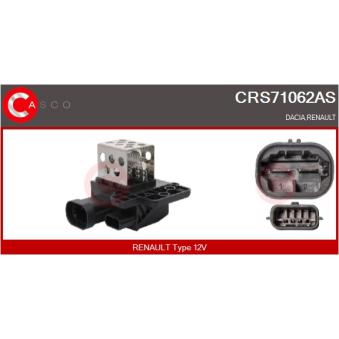 Prérésistance, moteur électrique (ventilateur de radiateur) CASCO [CRS71062AS]