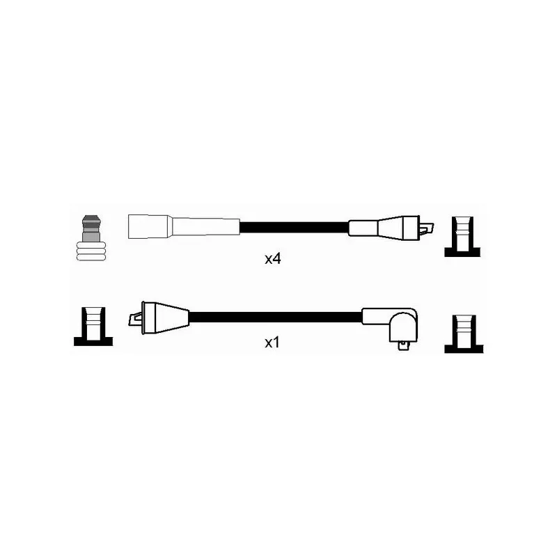 Kit de câbles d'allumage NGK 8265 - Visuel 1