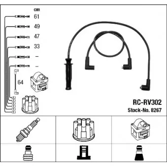 Kit de câbles d'allumage EFI AUTOMOTIVE 4120