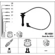 NGK 8518 - Kit de câbles d'allumage