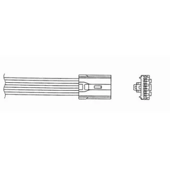 Sonde lambda NGK OEM MD197852