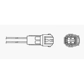 Sonde lambda NGK OEM 1821350G01