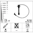 NGK 9616 - Kit de câbles d'allumage