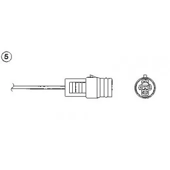 Sonde lambda NGK OEM 1821357b10