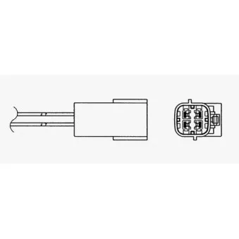 Sonde lambda NGK OEM 226A08J001
