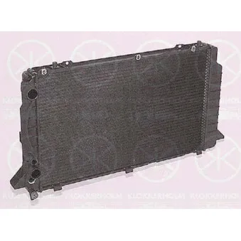Radiateur, refroidissement du moteur KLOKKERHOLM 0017302089