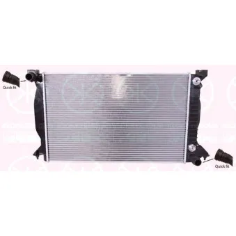 Radiateur, refroidissement du moteur KLOKKERHOLM 0019302207