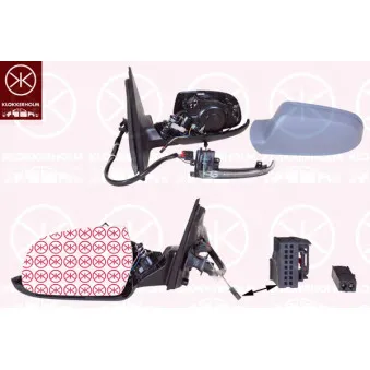 Rétroviseur extérieur KLOKKERHOLM OEM 8K0857535F