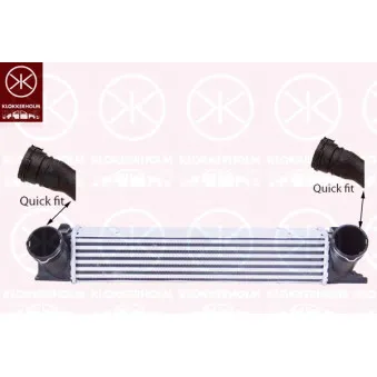 Intercooler, échangeur KLOKKERHOLM OEM 7524916