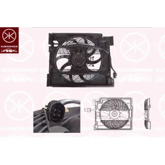 Ventilateur, refroidissement du moteur KLOKKERHOLM 00652601