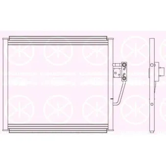 Condenseur, climatisation KLOKKERHOLM OEM 64538378438