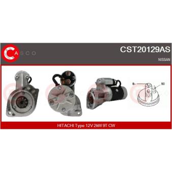 Démarreur CASCO CST20129AS pour NISSAN PRIMERA 2.0 TD - 90cv