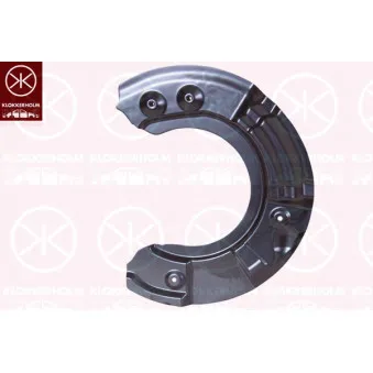 Déflecteur, disque de frein avant gauche KLOKKERHOLM OEM 34116775265
