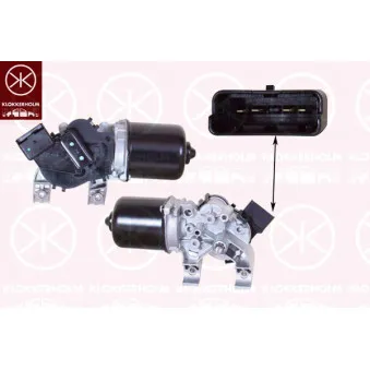Moteur d'essuie-glace KLOKKERHOLM OEM 6401F4