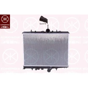 Radiateur, refroidissement du moteur KLOKKERHOLM 0524302202