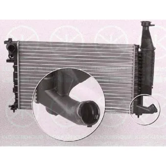 Radiateur, refroidissement du moteur KLOKKERHOLM OEM 133047