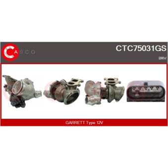 Turbocompresseur, suralimentation CASCO [CTC75031GS]