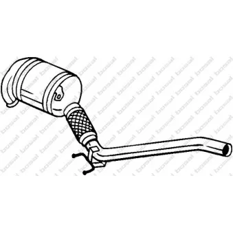 Catalyseur KLOKKERHOLM OEM 3C0254501TX