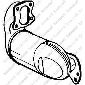 Catalyseur KLOKKERHOLM OEM 1657600QAF