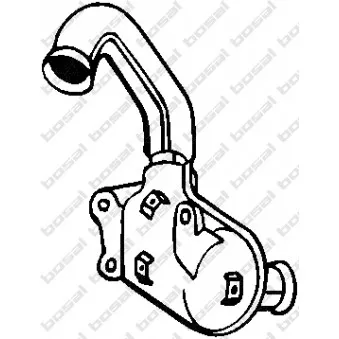 Catalyseur KLOKKERHOLM OEM 1609166680