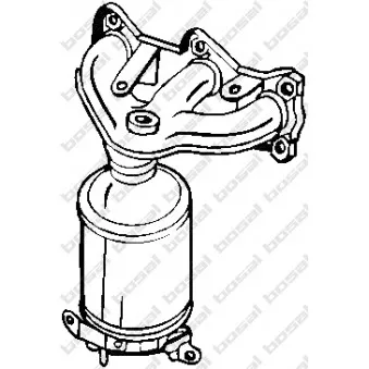 Catalyseur KLOKKERHOLM OEM 03E253020GX