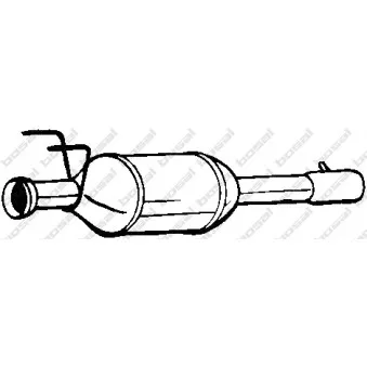 Filtre à particules / à suie, échappement KLOKKERHOLM OEM A9064900992