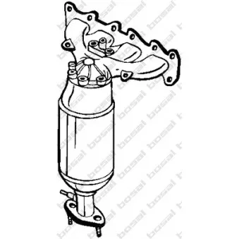 Catalyseur KLOKKERHOLM OEM 46808744